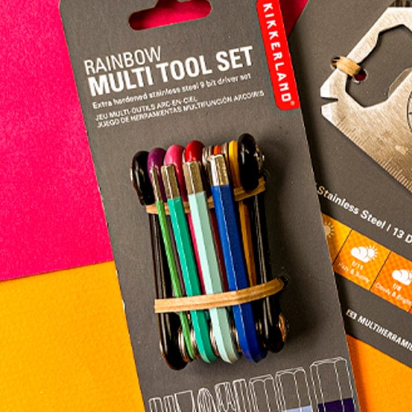 Kikkerland Design Inc. Tool Kikkerland - Rainbow Multi Tool Set - Item #CD120