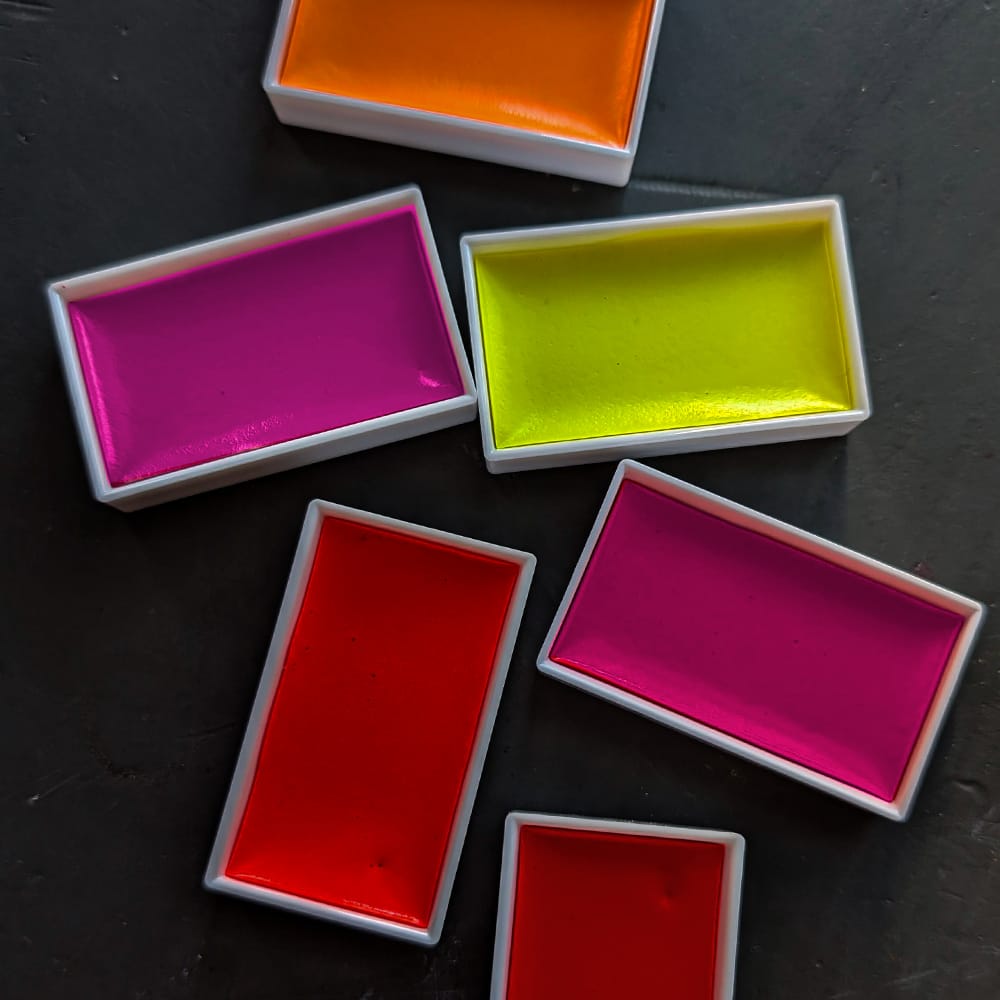 Kissho Watercolour Pan Lumi - Japanese Watercolour Pans - Individual Colours