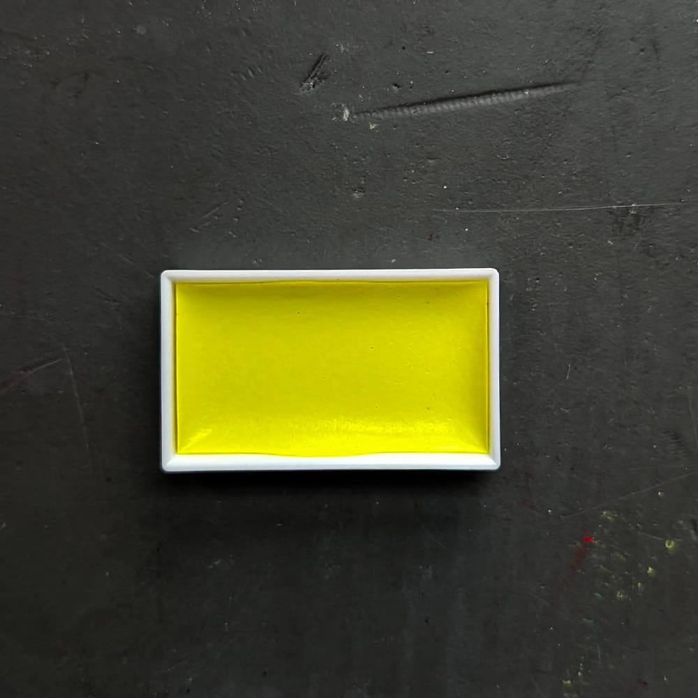 Kissho Watercolour Pan Yellow - 72 Lumi - Japanese Watercolour Pans - Individual Colours