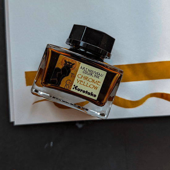 Kuretake Drawing Ink Chrome Yellow Kuretake - Ink-Cafe - Art Nouveau Colour Ink - 20g Bottles