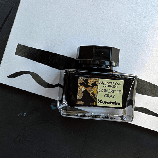 Kuretake Drawing Ink Concrete Grey Kuretake - Ink-Cafe - Art Nouveau Colour Ink - 20g Bottles