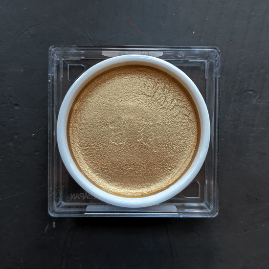 Kyowa Trading Co. Watercolour Pan Red Gold - #59 Gansai Tambi -  Large Metallic Watercolours in Ceramic Palette
