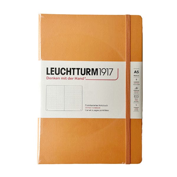Leuchtturm1917 Notebook Apricot / Dotted Leuchtturm1917 - Medium Notebook - Hardcover - A5