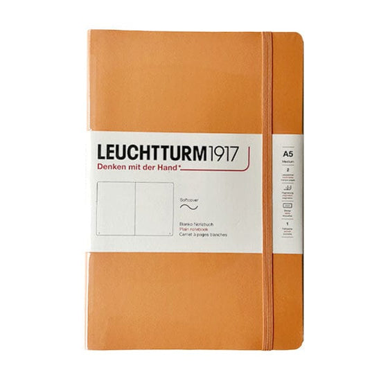 Leuchtturm1917 Notebook Apricot / Plain Leuchtturm1917 - Medium Notebook - Softcover - A5