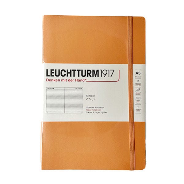 Leuchtturm1917 Notebook Apricot / Ruled Leuchtturm1917 - Medium Notebook - Softcover - A5