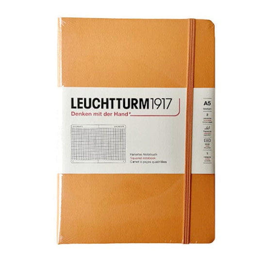 Leuchtturm1917 Notebook Apricot / Squared Leuchtturm1917 - Medium Notebook - Hardcover - A5