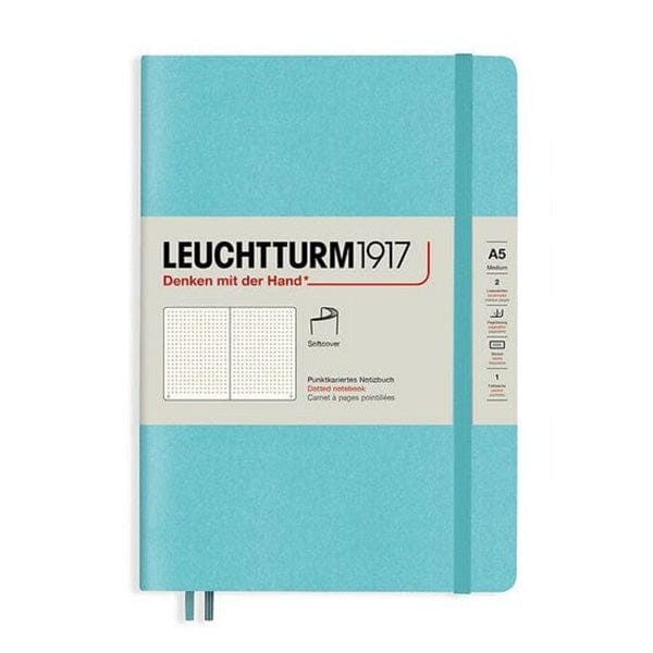 Leuchtturm1917 Notebook Aquamarine / Dotted Leuchtturm1917 - Medium Notebook - Softcover - A5