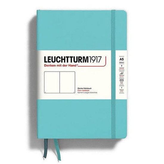 Leuchtturm1917 Notebook Aquamarine / Plain Leuchtturm1917 - Medium Notebook - Hardcover - A5