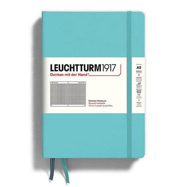 Leuchtturm1917 Notebook Aquamarine / Squared Leuchtturm1917 - Medium Notebook - Hardcover - A5