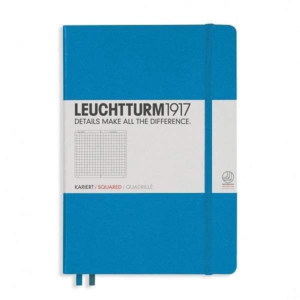 Leuchtturm1917 Notebook Azure / Squared Leuchtturm1917 - Medium Notebook - Hardcover - A5