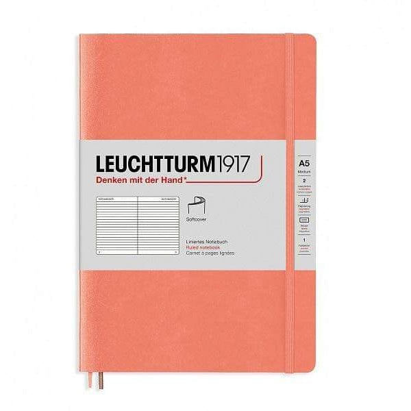Leuchtturm1917 Notebook Bellini / Ruled Leuchtturm1917 - Medium Notebook - Softcover - A5