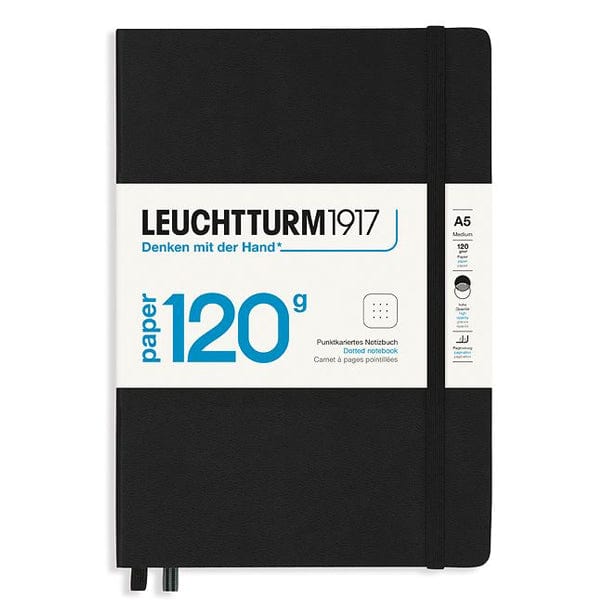 Leuchtturm1917 Notebook Black / Dotted Leuchtturm1917 - Edition 120g - Medium Notebook - Hardcover - A5