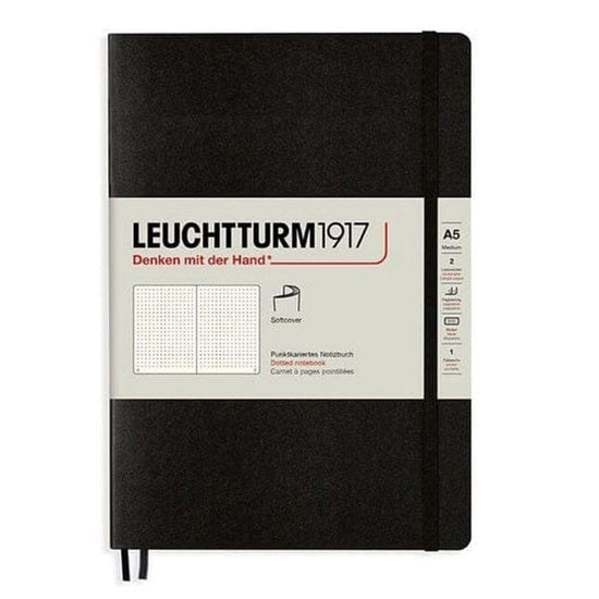 Leuchtturm1917 Notebook Black / Dotted Leuchtturm1917 - Medium Notebook - Softcover - A5