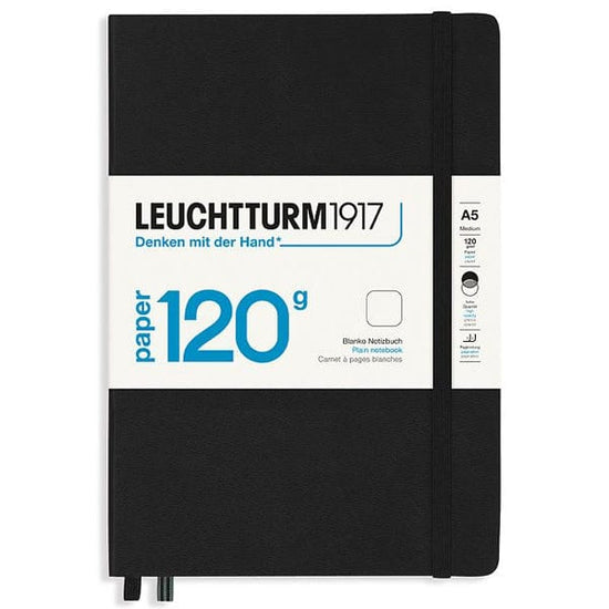 Leuchtturm1917 Notebook Black / Plain Leuchtturm1917 - Edition 120g - Medium Notebook - Hardcover - A5