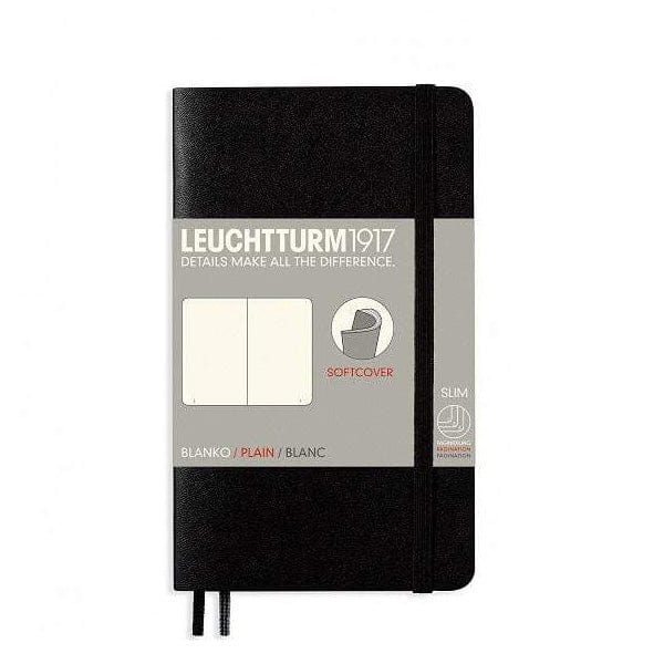 Leuchtturm1917 Notebook Black / Plain Leuchtturm1917 - Pocket Notebook - Softcover - A6