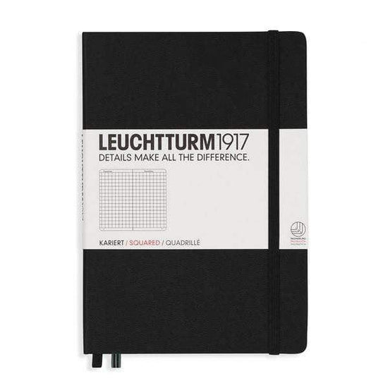 Leuchtturm1917 Notebook Black / Squared Leuchtturm1917 - Medium Notebook - Hardcover - A5
