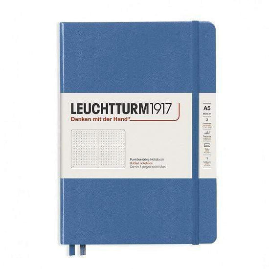 Leuchtturm1917 Notebook Denim / Dotted Leuchtturm1917 - Medium Notebook - Hardcover - A5