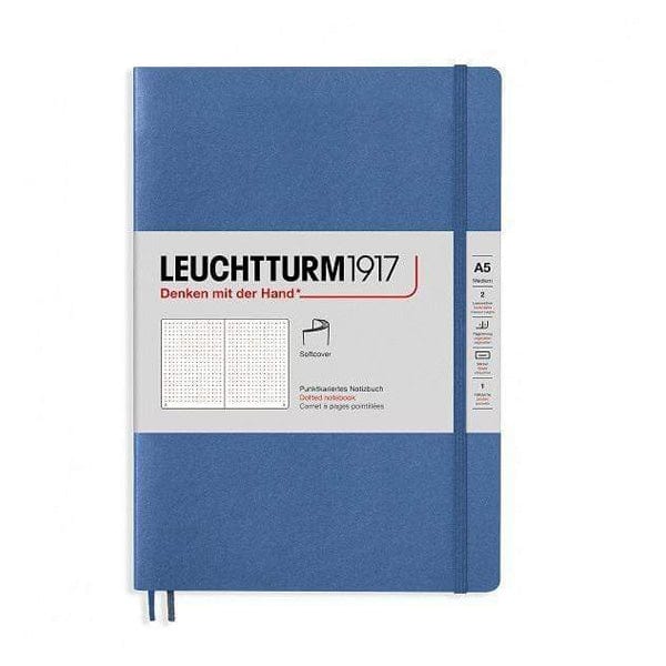 Leuchtturm1917 Notebook Denim / Dotted Leuchtturm1917 - Medium Notebook - Softcover - A5