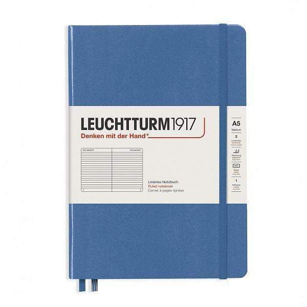 Leuchtturm1917 Notebook Denim / Ruled Leuchtturm1917 - Medium Notebook - Hardcover - A5