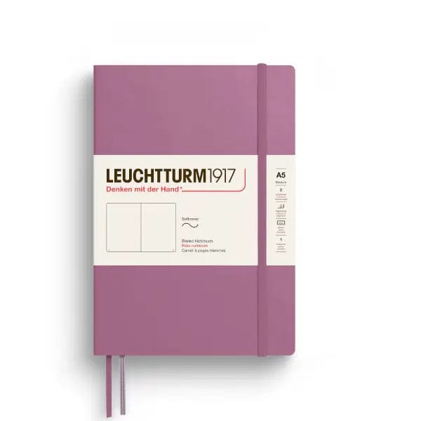 Leuchtturm1917 Notebook Dusty Rose / Plain Leuchtturm1917 - Medium Notebook - Softcover - A5