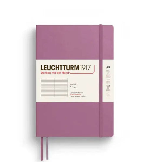 Leuchtturm1917 Notebook Dusty Rose / Ruled Leuchtturm1917 - Medium Notebook - Softcover - A5