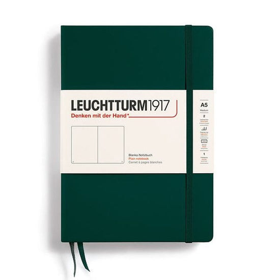 Leuchtturm1917 Notebook Forest Green / Ruled Leuchtturm1917 - Medium Notebook - Hardcover - A5