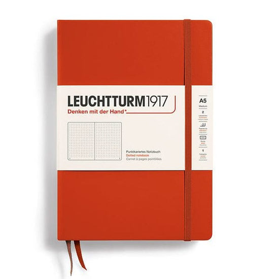 Leuchtturm1917 Notebook Fox Red / Dotted Leuchtturm1917 - Medium Notebook - Hardcover - A5