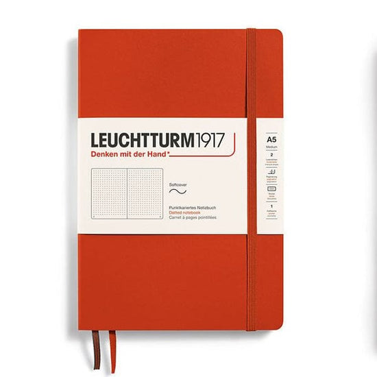 Leuchtturm1917 Notebook Fox Red / Dotted Leuchtturm1917 - Medium Notebook - Softcover - A5