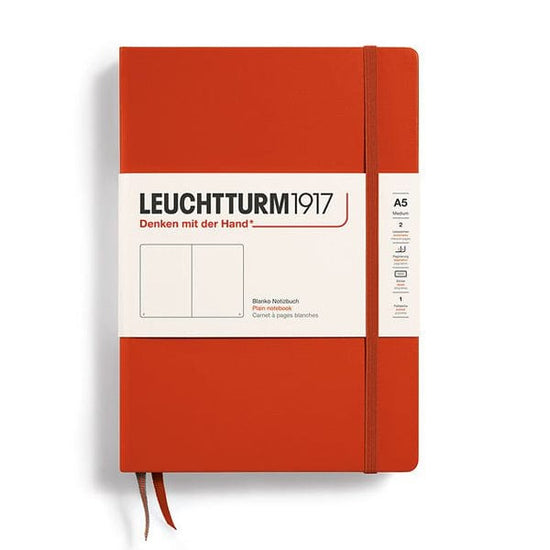 Leuchtturm1917 Notebook Fox Red / Plain Leuchtturm1917 - Medium Notebook - Hardcover - A5