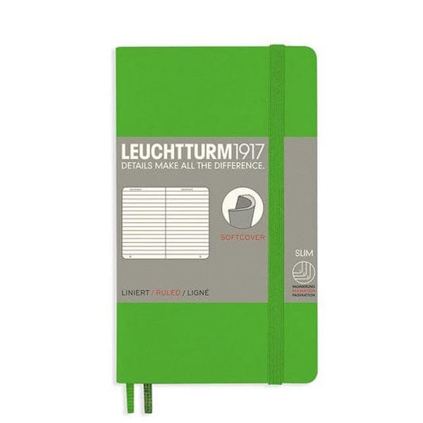 Leuchtturm1917 Notebook Fresh Green / Ruled Leuchtturm1917 - Pocket Notebook - Softcover - A6