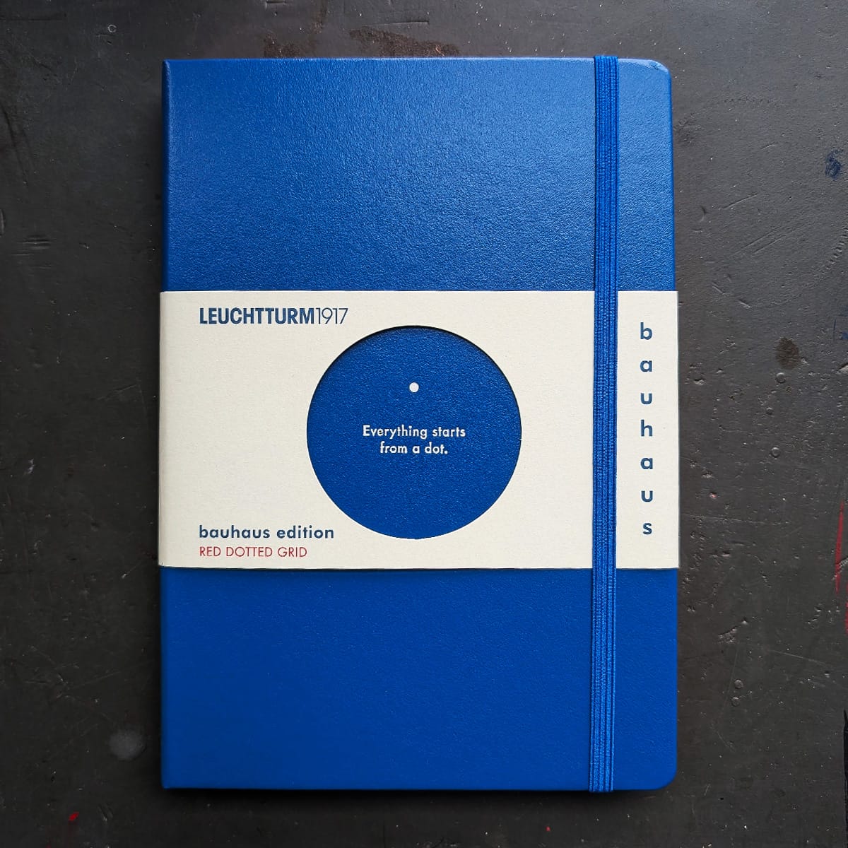 Leuchtturm1917 Notebook - Gridpaper Royal Blue Leuchtturm1917 - 100 Jahre Bauhaus - SPECIAL EDITION - Hardcover Notebooks - A5