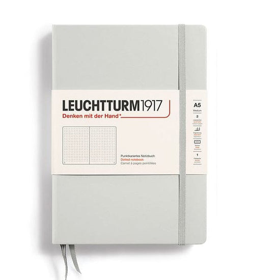 Leuchtturm1917 Notebook Light Grey / Dotted Leuchtturm1917 - Medium Notebook - Hardcover - A5