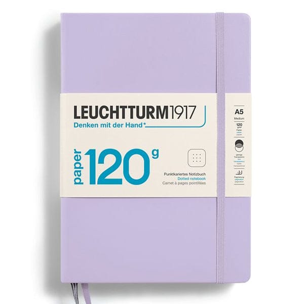 Leuchtturm1917 Notebook Lilac / Dotted Leuchtturm1917 - Edition 120g - Medium Notebook - Hardcover - A5