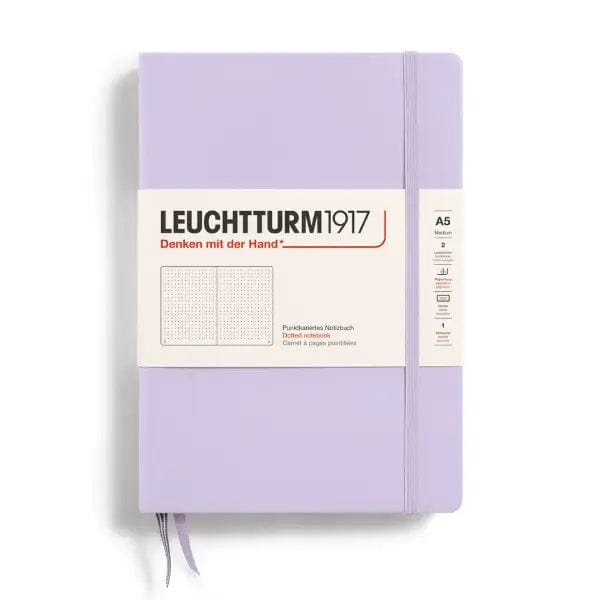 Leuchtturm1917 Notebook Lilac / Dotted Leuchtturm1917 - Medium Notebook - Hardcover - A5