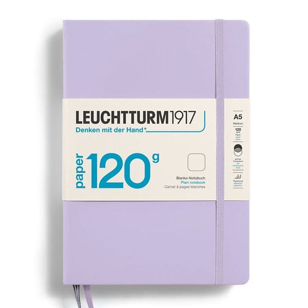 Leuchtturm1917 Notebook Lilac / Plain Leuchtturm1917 - Edition 120g - Medium Notebook - Hardcover - A5