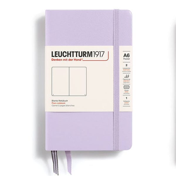Leuchtturm1917 Notebook Lilac / Plain Leuchtturm1917 - Pocket Notebook - Hardcover - A6