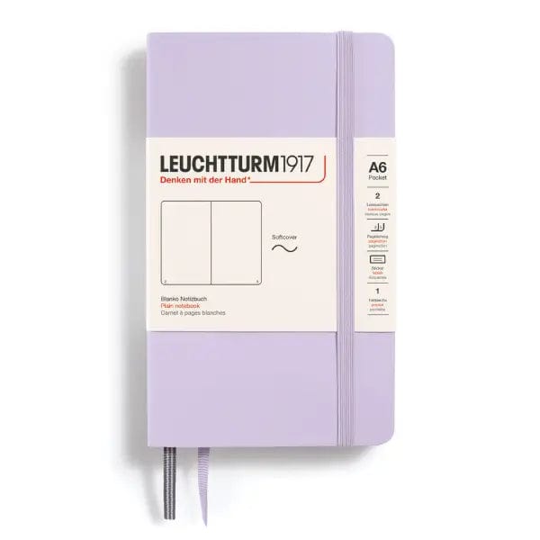 Leuchtturm1917 Notebook Lilac / Plain Leuchtturm1917 - Pocket Notebook - Softcover - A6