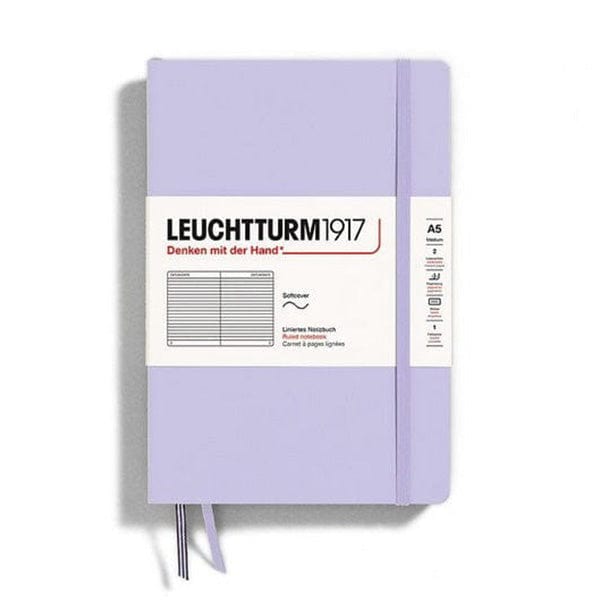 Leuchtturm1917 Notebook Lilac / Ruled Leuchtturm1917 - Medium Notebook - Softcover - A5