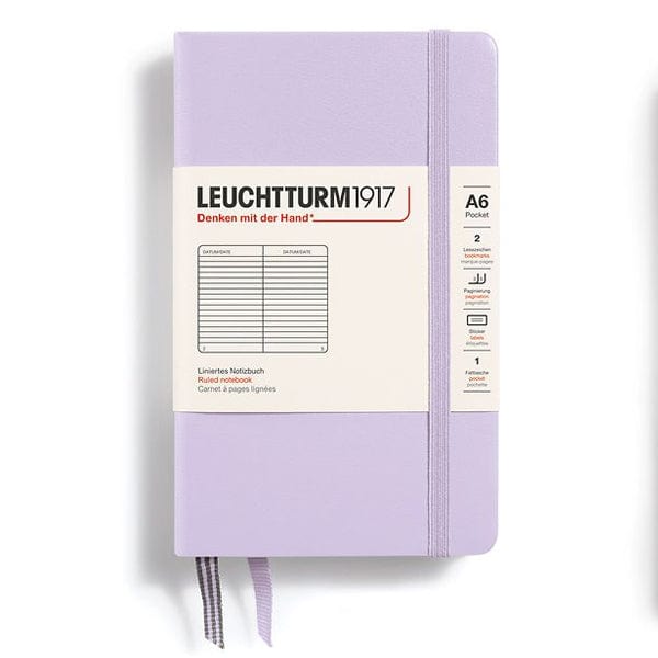 Leuchtturm1917 Notebook Lilac / Ruled Leuchtturm1917 - Pocket Notebook - Hardcover - A6