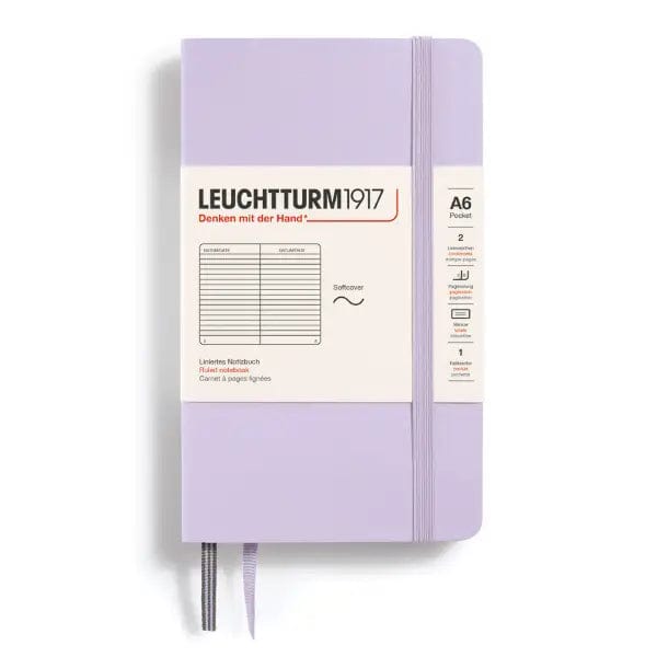 Leuchtturm1917 Notebook Lilac / Ruled Leuchtturm1917 - Pocket Notebook - Softcover - A6