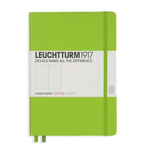 Leuchtturm1917 Notebook Lime / Dotted Leuchtturm1917 - Medium Notebook - Hardcover - A5