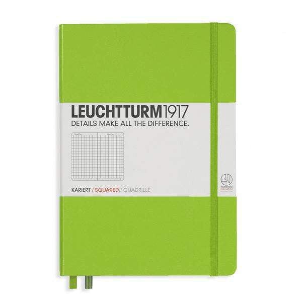 Leuchtturm1917 Notebook Lime / Squared Leuchtturm1917 - Medium Notebook - Hardcover - A5