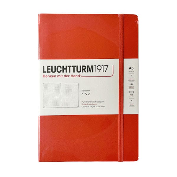 Leuchtturm1917 Notebook Lobster / Dotted Leuchtturm1917 - Medium Notebook - Softcover - A5