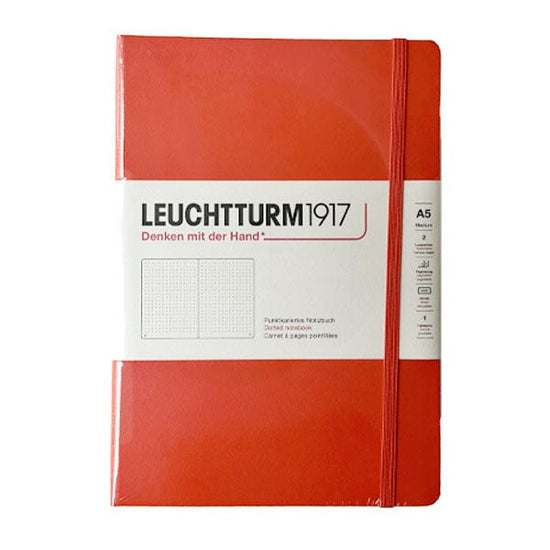 Leuchtturm1917 Notebook Lobster / Plain Leuchtturm1917 - Medium Notebook - Hardcover - A5