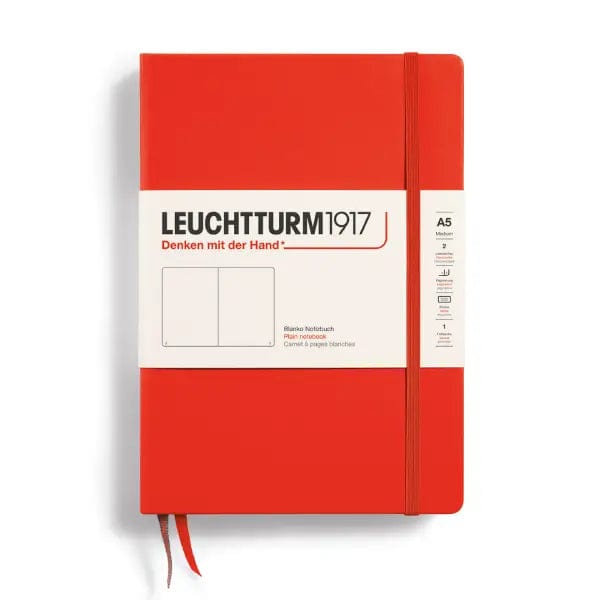 Leuchtturm1917 Notebook Lobster / Plain Leuchtturm1917 - Medium Notebook - Hardcover - A5