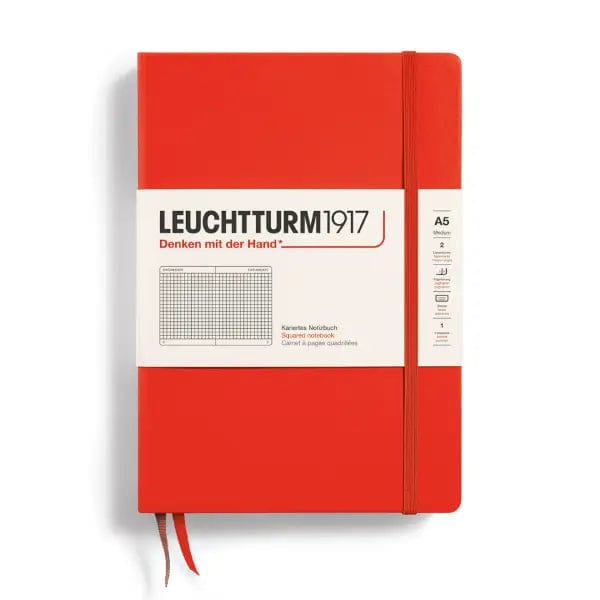 Leuchtturm1917 Notebook Lobster / Squared Leuchtturm1917 - Medium Notebook - Hardcover - A5