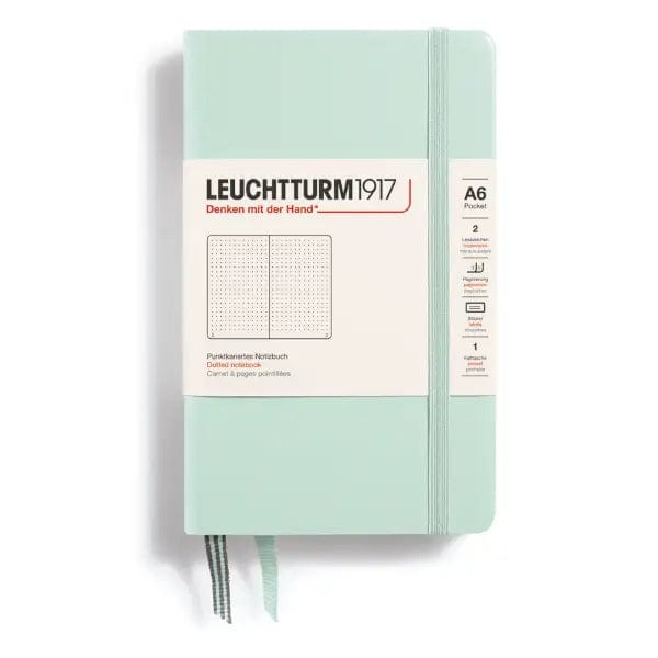 Leuchtturm1917 Notebook Mint Green / Dotted Leuchtturm1917 - Pocket Notebook - Hardcover - A6