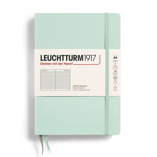Leuchtturm1917 Notebook Mint Green / Ruled Leuchtturm1917 - Medium Notebook - Hardcover - A5