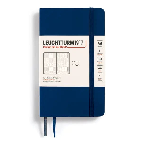 Leuchtturm1917 Notebook Navy / Dotted Leuchtturm1917 - Pocket Notebook - Softcover - A6