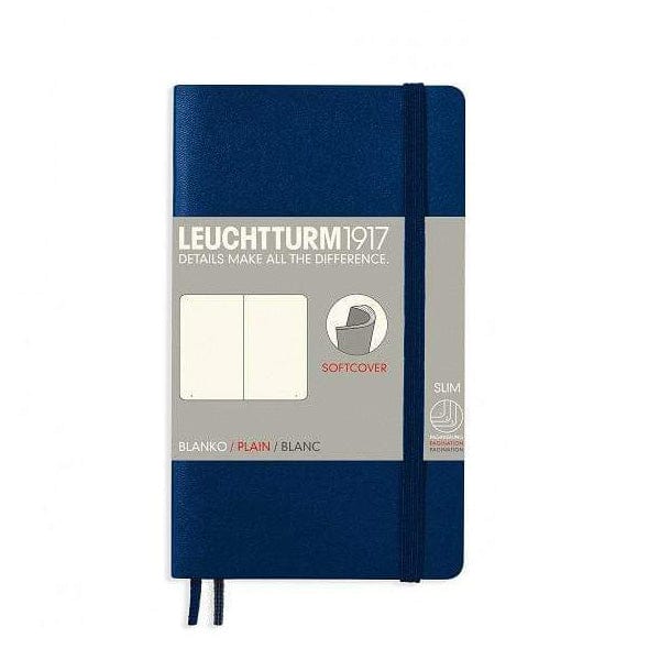 Leuchtturm1917 Notebook Navy / Plain Leuchtturm1917 - Pocket Notebook - Softcover - A6